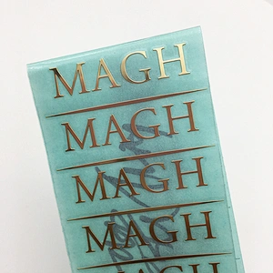 custom thin metal letters transferable logo sticker for electric appliance
