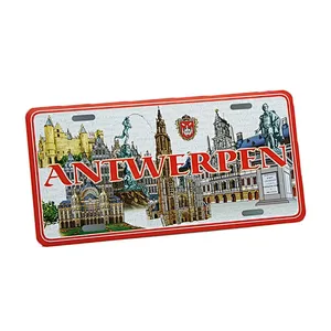 2019 China Suppliers Wholesale customized vintage team logo embossed metal plaque tin sign