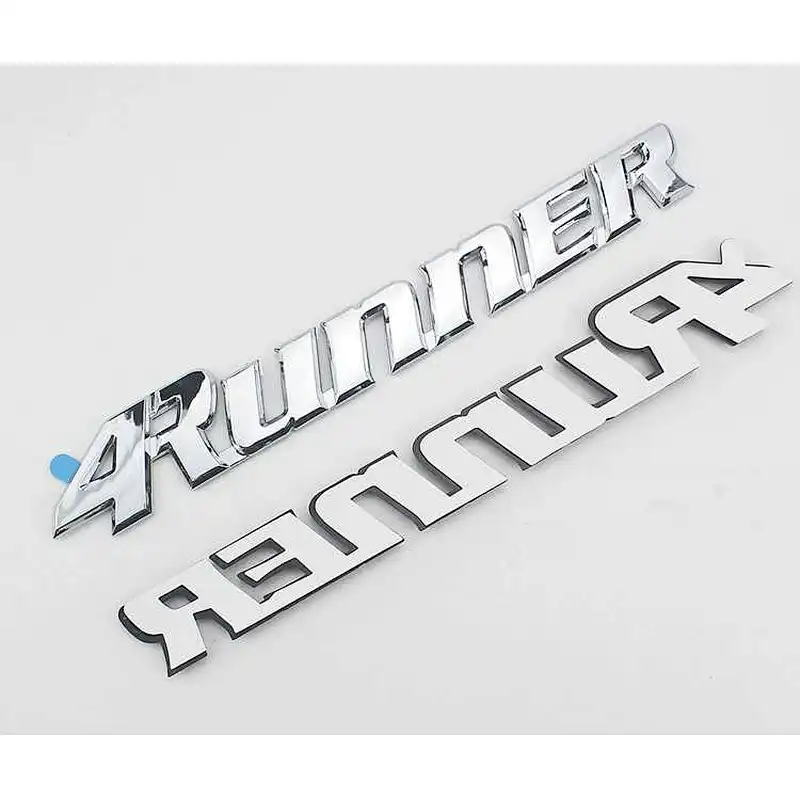 custom Car Emblem 3d Plastic Car Logo abs 3M Adhesive waterproof Chrome sticker for customer label