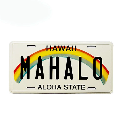 Custom decorative remote car logo license plates