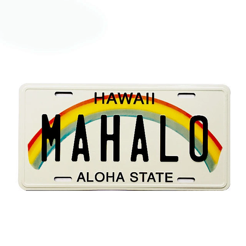 Custom decorative remote car logo license plates