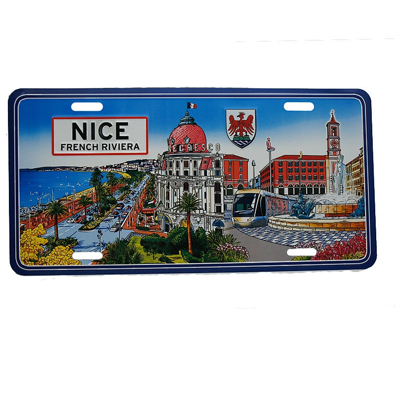 Custom decorative remote car logo license plates
