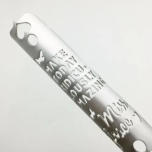 Printed aluminum embossed self adhesive car label sticker for custom sticker