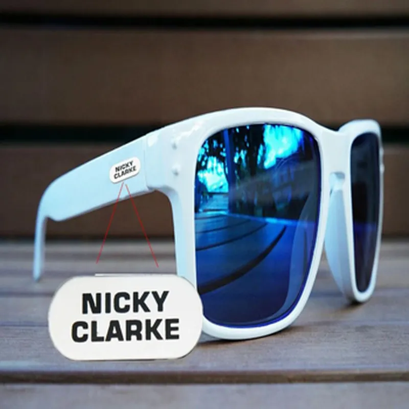 Clear logo  3d letter  sticker machine metal plate raw material label for sunglasses