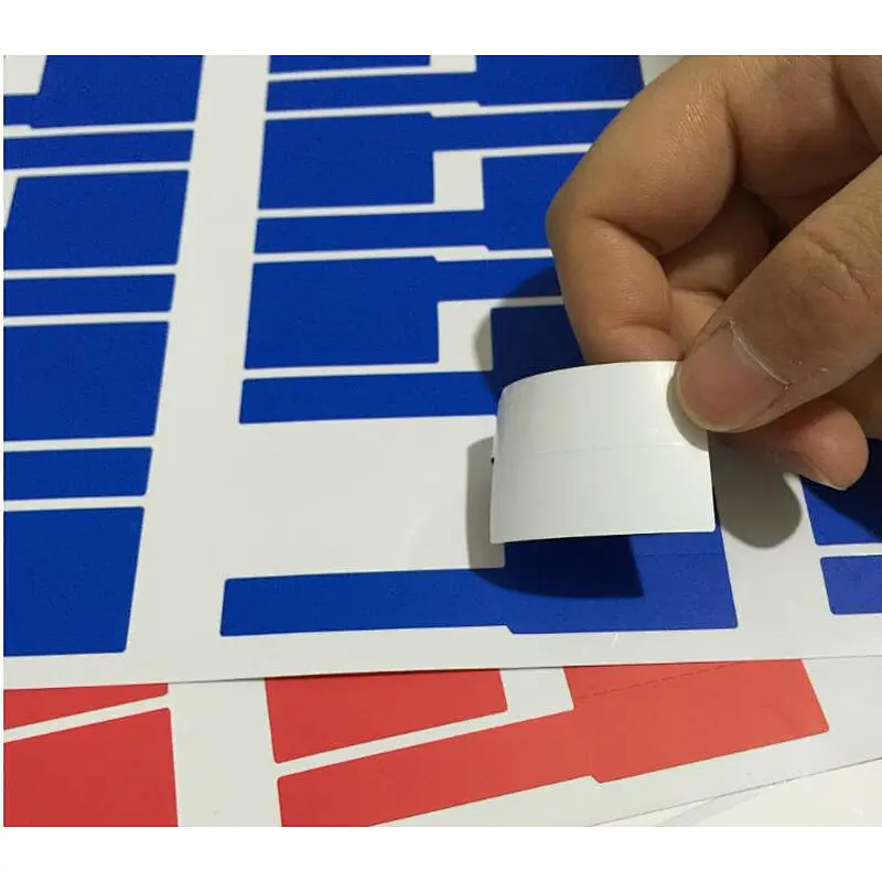custom waterproof cable label printer environmental protection paper stickers