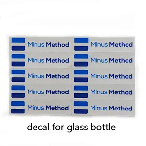 customized promotional gift packaging waterproof adhesive label sticker for sealing decoration