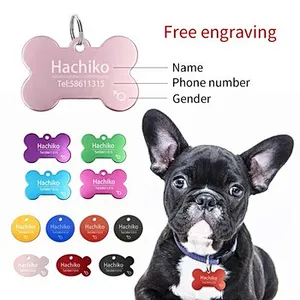 custom wholesale  Blank  dog tag delicate tags Pet supplies  dog artifact for custom badge