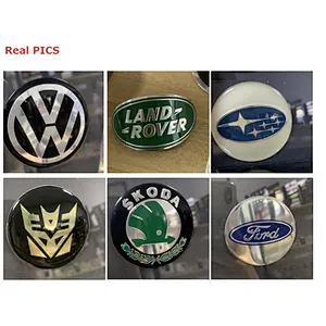 3M Adhesive 3D Certificated Car Number / Letter Plate Custom Car Badge ABS Emblem