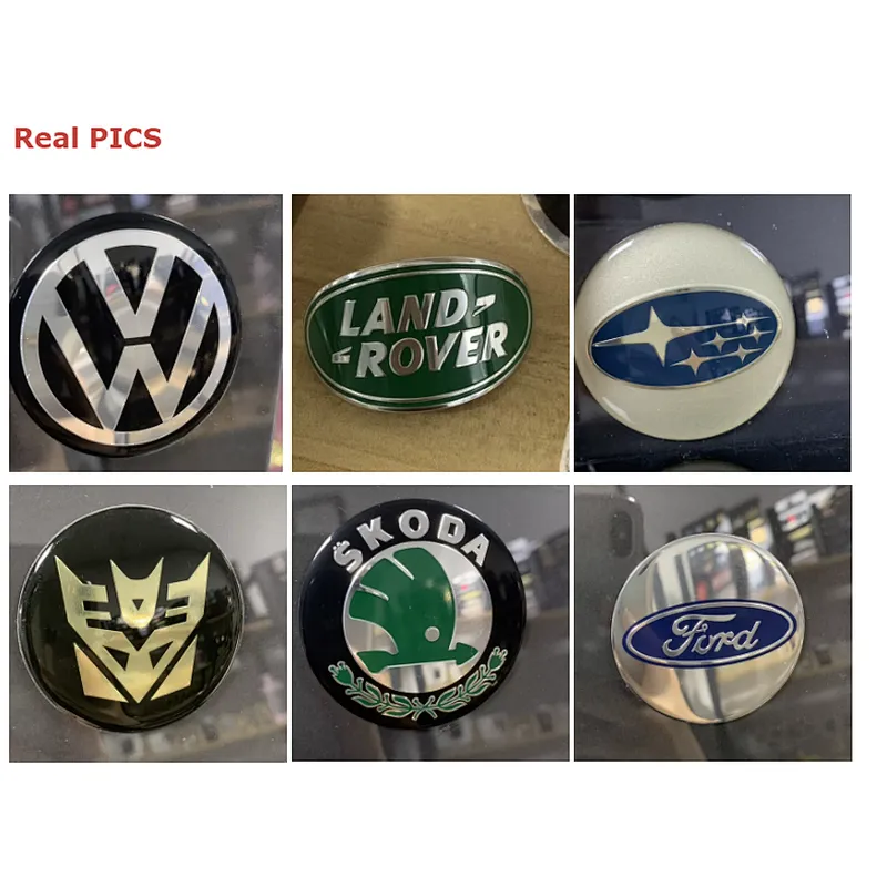 3M Adhesive 3D Certificated Car Number / Letter Plate Custom Car Badge ABS Emblem
