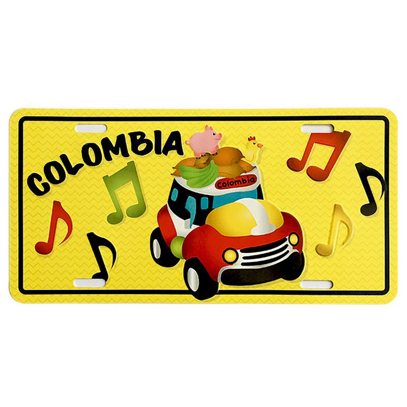 Custom decorative remote car logo license plates