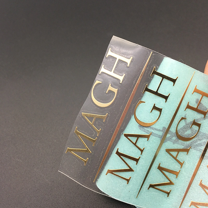 custom thin metal letters transferable logo sticker for electric appliance