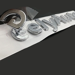 custom 3d chrome logo sticker  Self-adhesive Chrome Letters for cars custom car badges chrome/Emblems