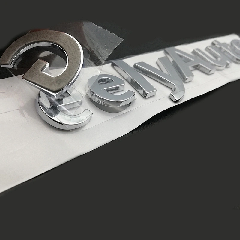 custom 3d chrome logo sticker  Self-adhesive Chrome Letters for cars custom car badges chrome/Emblems