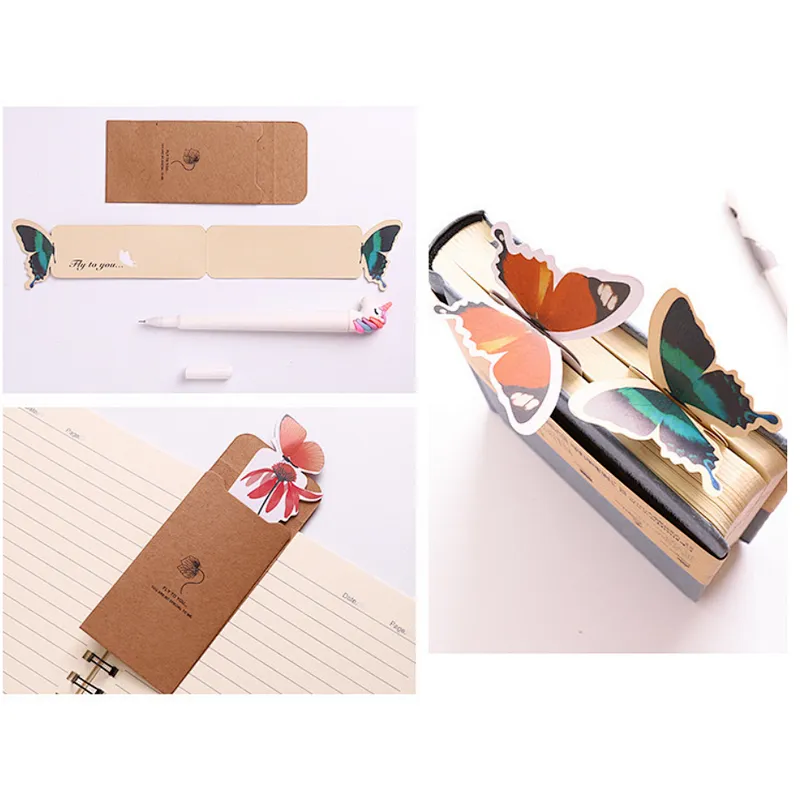 custom fancy handmade printing cute art 3d vintage cartoon logo characters design page corner folds paper clip bookmark gift