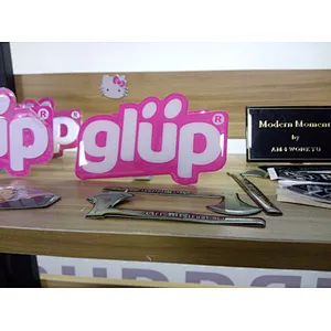 Custom high quality cheap 3D floor paint 3M adhesive clear epoxy resin logo sticker