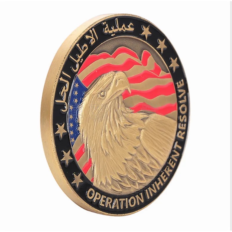 2020  high quality Double Sided Design Promotion wholesale custom  challenge gold souvenir coin /antique coin
