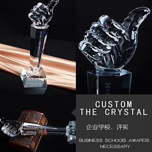 manufacturer customized new design 3d laser engraved logo blank sports photo frame glass crystal trophy award block medal