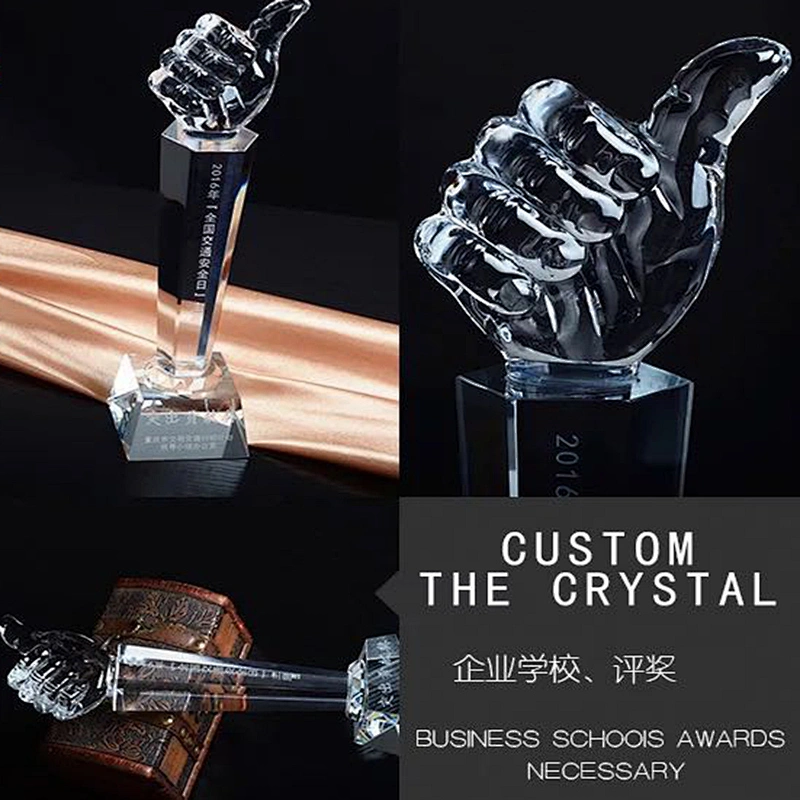 manufacturer customized new design 3d laser engraved logo blank sports photo frame glass crystal trophy award block medal