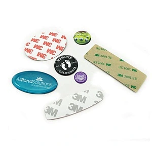 Customized cheap transparent epoxy resin table top  independently designed logo resin stickers