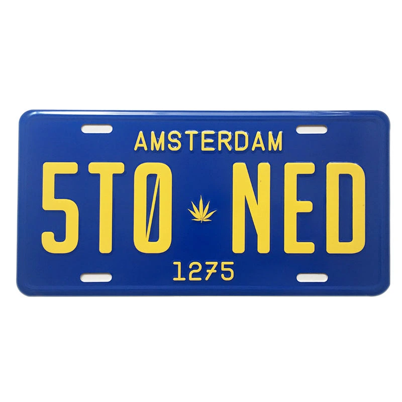 Custom decorative remote car logo license plates