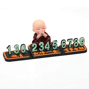 Customized hot selling hidden phone number Numbers temporary parking number plates