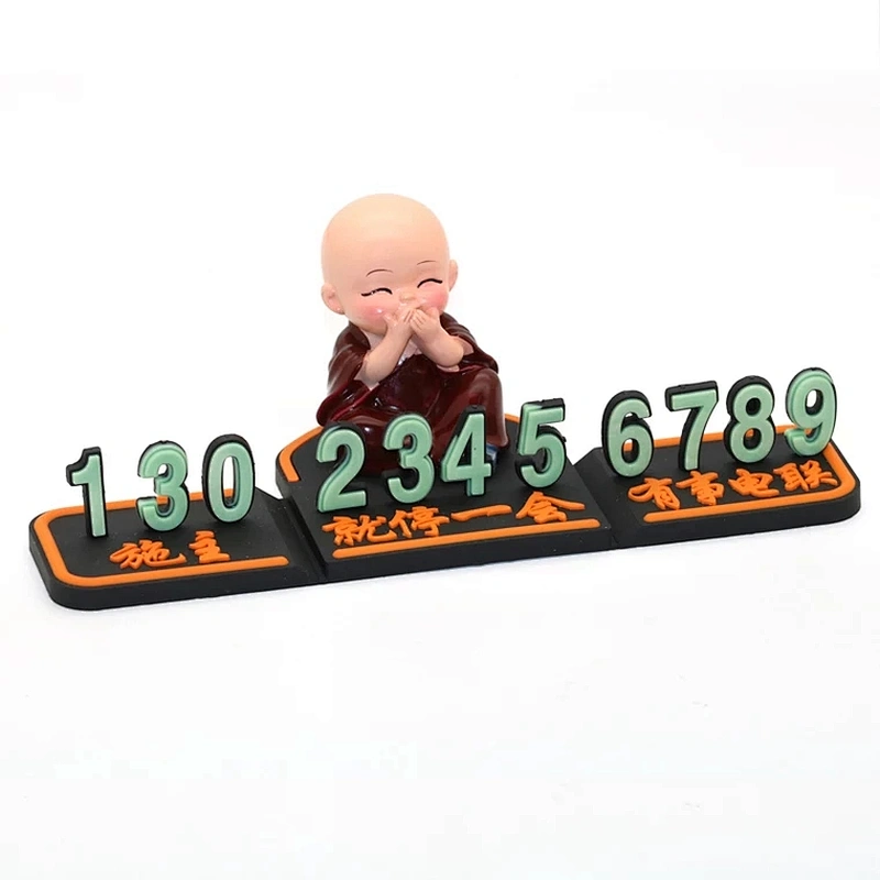 Customized hot selling hidden phone number Numbers temporary parking number plates