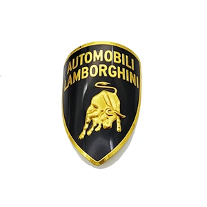 custom high quality emboss bike label metal logo sticker