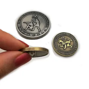 2020  high quality Double Sided Design Promotion wholesale custom  challenge gold souvenir coin /antique coin