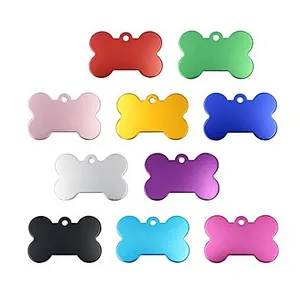 custom wholesale  Blank  dog tag delicate tags Pet supplies  dog artifact for custom badge