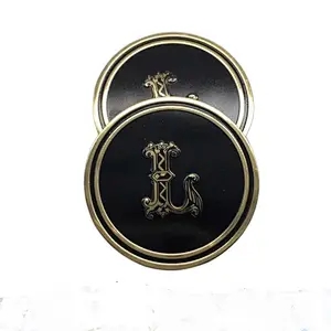 2020 custom free sample for perfume bottles metal labels/stickers