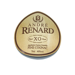 aluminum emblem cosmetic label sticker Metal label  packing private label