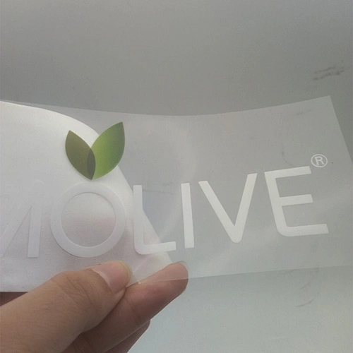 custom printer dry transfer vinyl die cut logo stickers