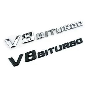 wholesale custom decorative 3d waterproof  chrome plastic letter/alphabet car abs emblem logo label sticker