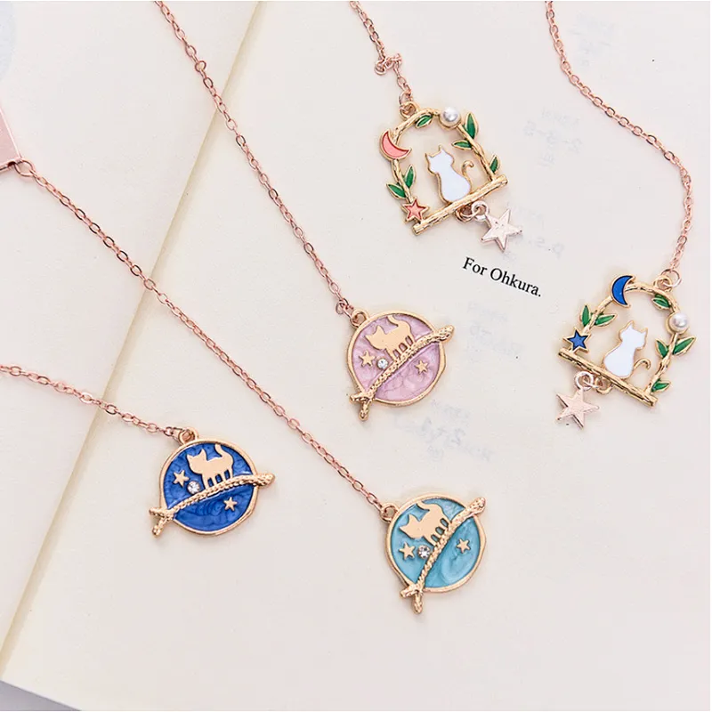 metal pendant minimalist luxury bookmark