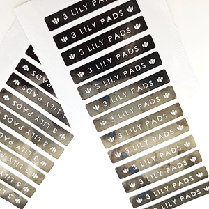 Custom 3d printing product seal vynil/pvc logo removable label stickers