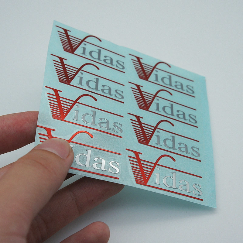 Small Custom Decals Made Stickers Logo 3D Metal Nickel Appliance Home Private Label Nameplate