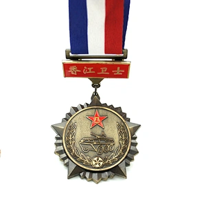 China Custom Zinc Alloy Casting Cheap Award Army Military Medal