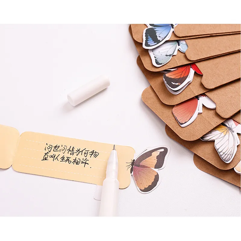 custom fancy handmade printing cute art 3d vintage cartoon logo characters design page corner folds paper clip bookmark gift