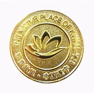 custom embossed  metal  logo sign printed making machine challenge souvenir coins
