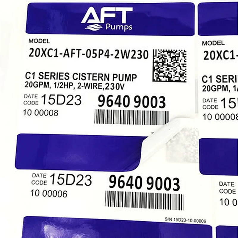 Custom cheap factory price barcode identification label printing printed sticker code label