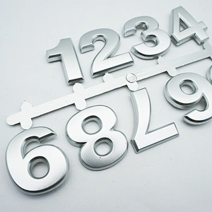 custom high quality emboss bike label metal logo sticker