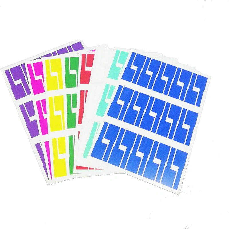 custom waterproof cable label printer environmental protection paper stickers
