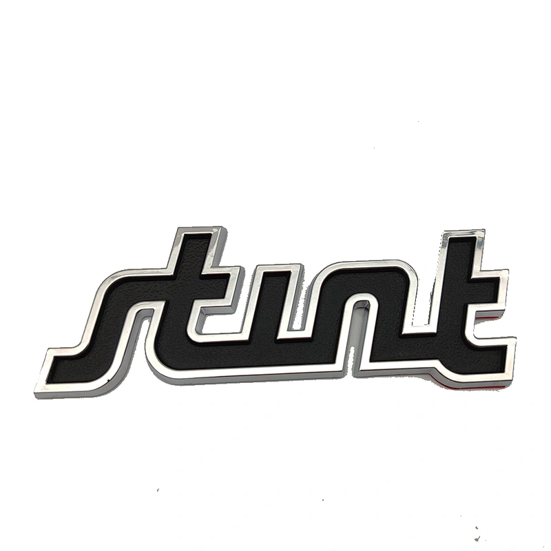 Custom hot selling chrome badge professional car decoration sticker plastic logo nameplate/label