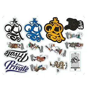 Custom 3d printing product seal vynil/pvc logo removable label stickers