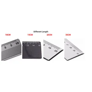 12inch /6inch 30cm/15cm Straight laser etched black Stainless steel/aluminum metal ruler