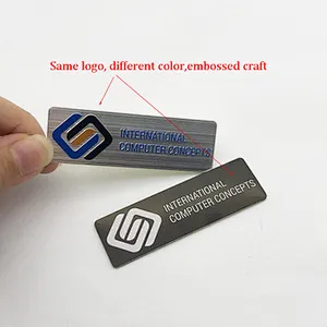 Customized self-adhesive metal Logo, 3m metal aluminum plate for cars