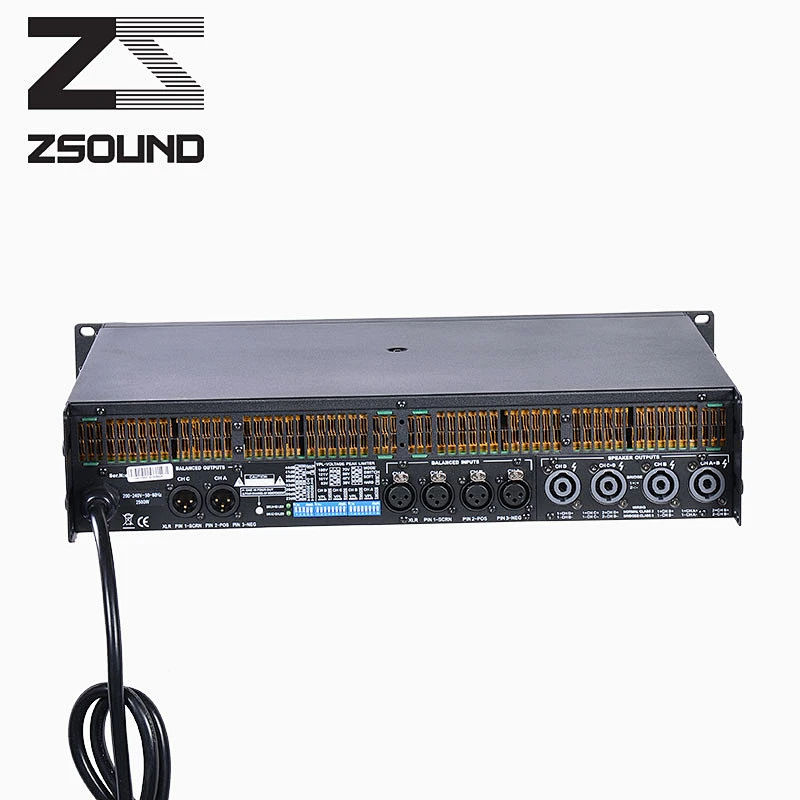 Zsound 4 channel karaoke speaker power amplifier from China ...