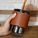 Travel PU Leather Milk Tea Cup Portable Coffee Cup Sleeve
