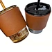 leather coffee mug sleeves