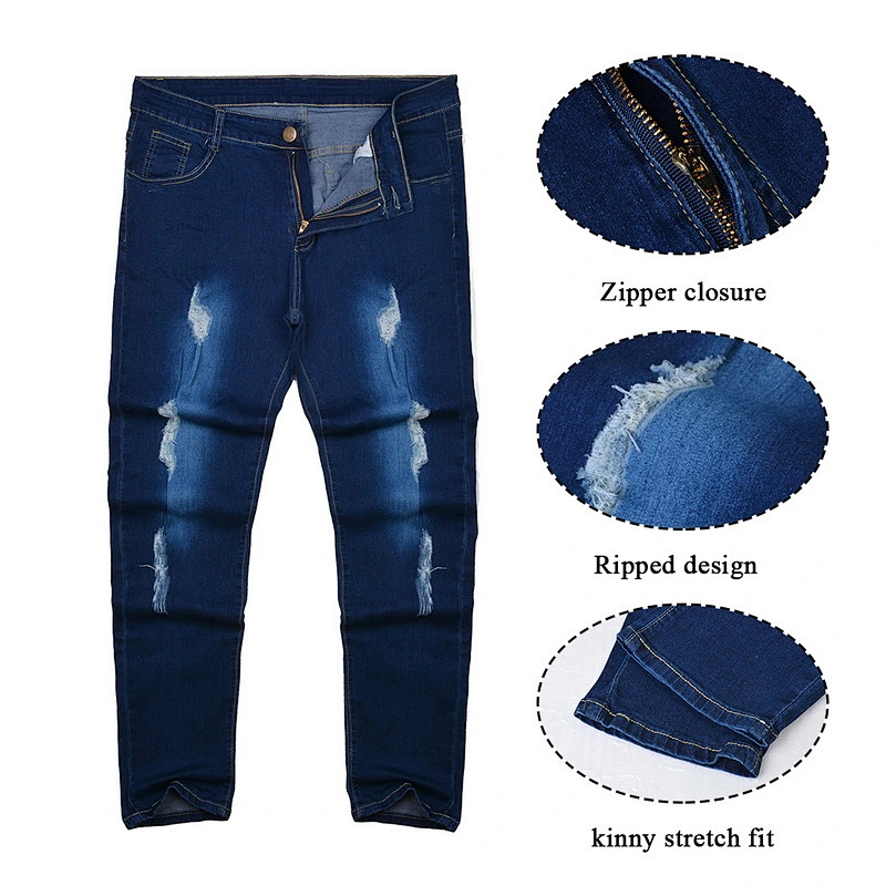 new fashion jean man brand black jeans pants